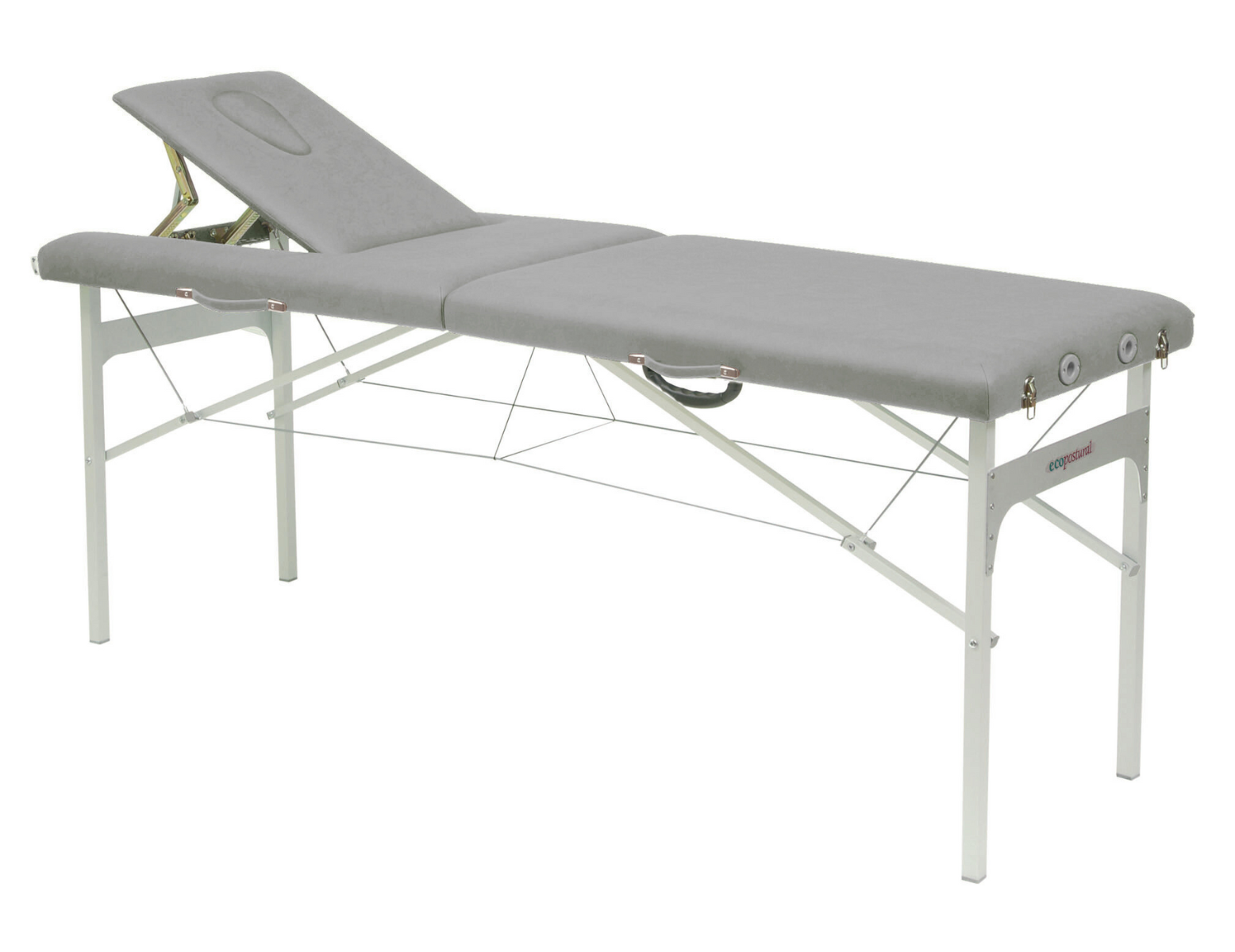 Table de massage portable - 62 x 182 cm - gris