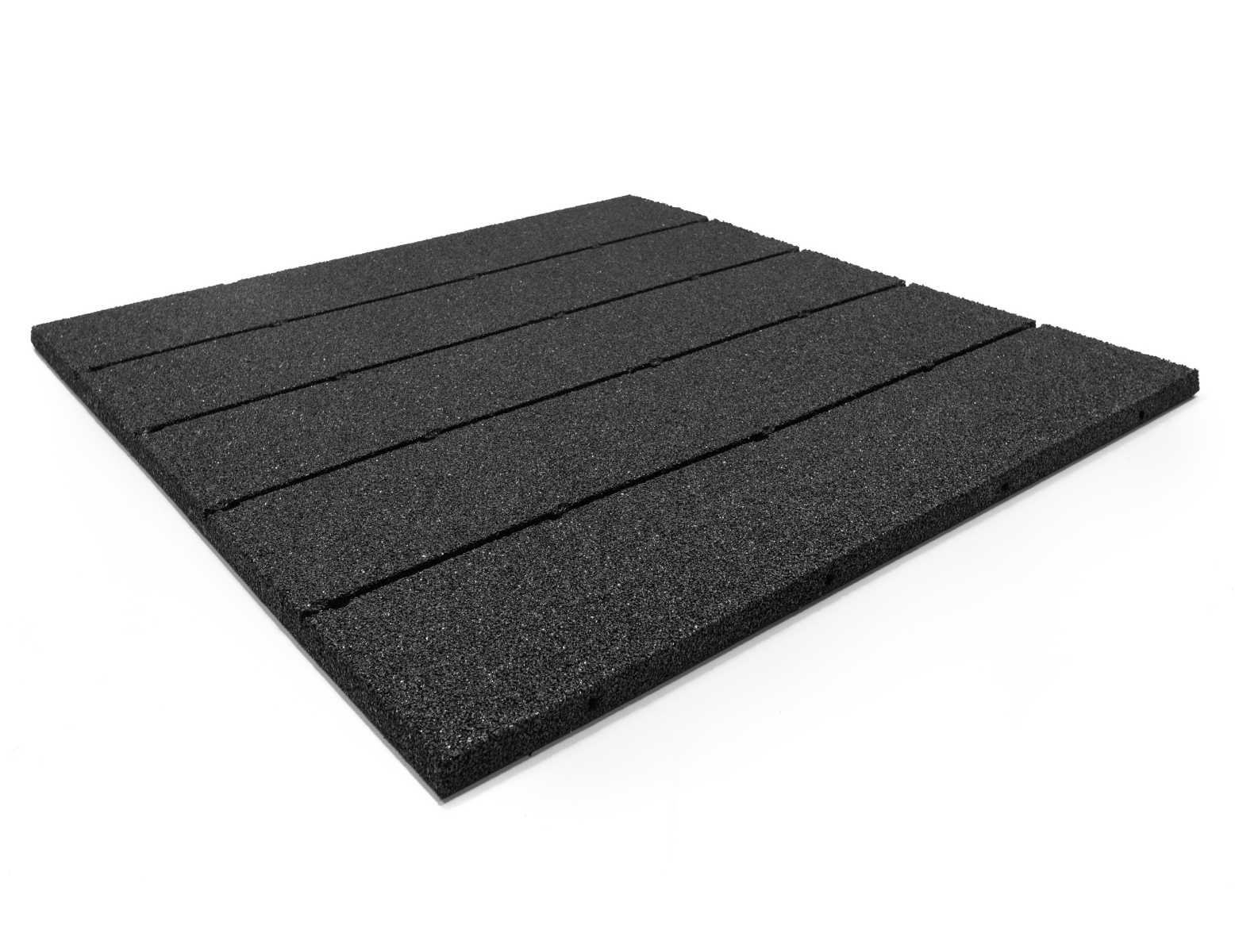 Rubberen tegel - outdoor - 100 x 100 x 3 cm - zwart