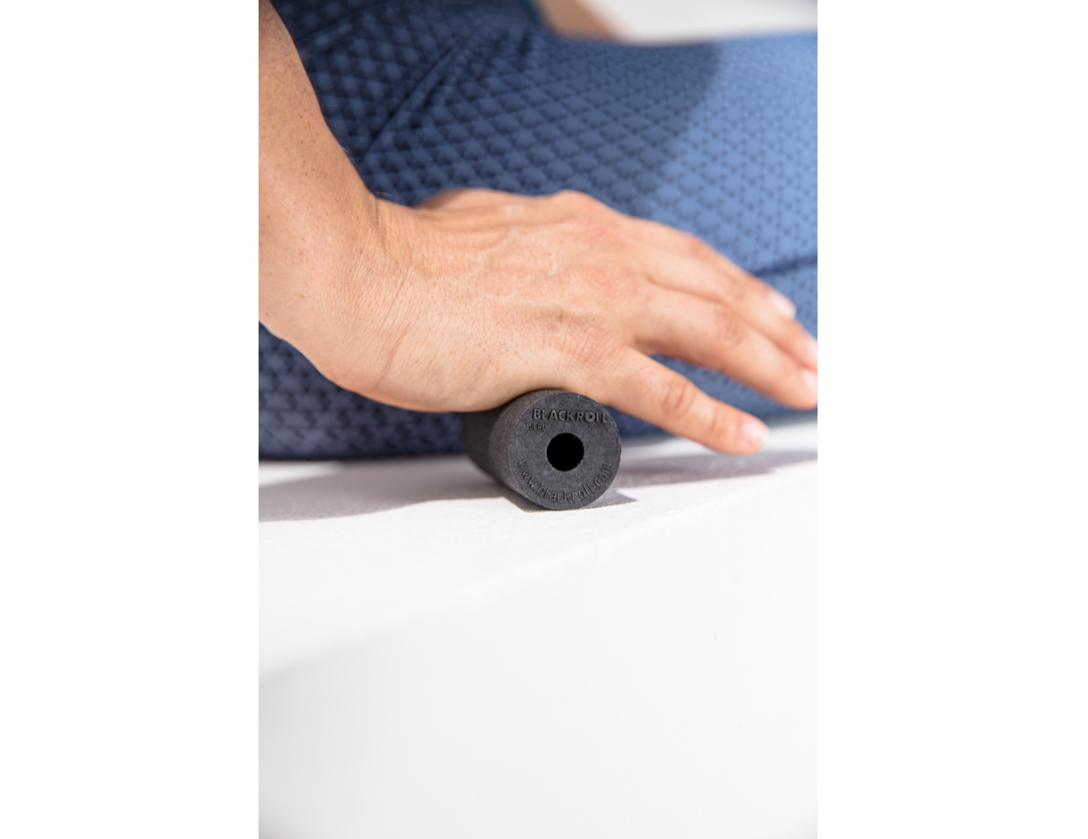 Blackroll Micro foam roller - pocket size - noir